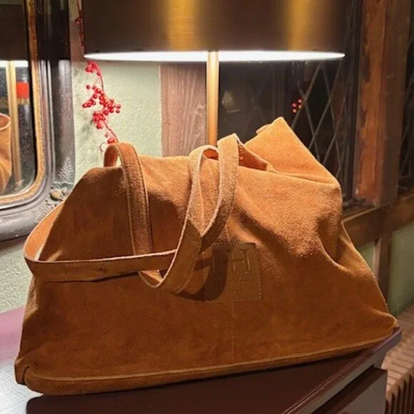 Haute Hippie Suede Hobo Bag~ - Picture 1 of 7
